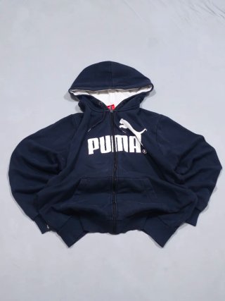 Puma Sudadera Hoodie Azul Marino Talla L Casual