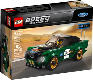 LEGO Speed Champ 1968 Ford Mustang Fastback 75884