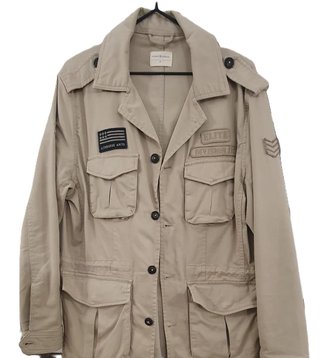 Chaqueta Militar Álvaro Moreno Beige