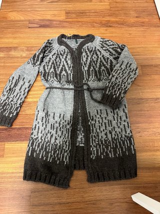 Chaqueta de Lana Merino Estampada