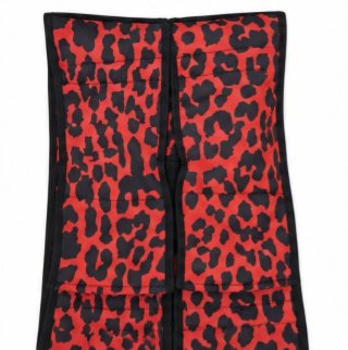 Faja Estampada Roja y Negra