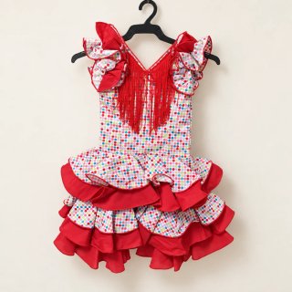 Vestido de flamenca con lunares