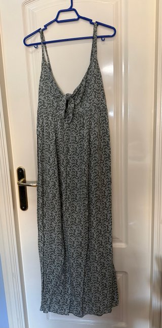 Vestido Maxi Estampado Verde