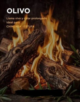 Leña de Olivo para Chimenea y Estufa