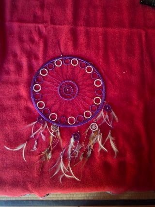 Atrapasueños Decorativo Morado