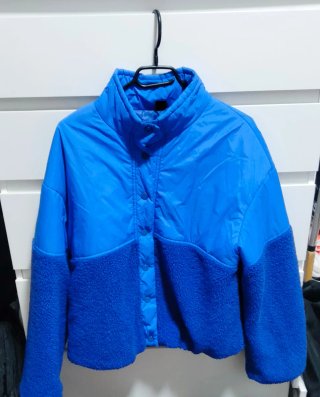 Chaqueta Acolchada Shein Azul