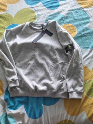 Sudadera Stone Island Gris Talla S