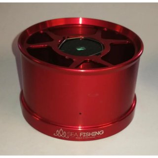 Bobina de Pesca Sea Fishing Roja