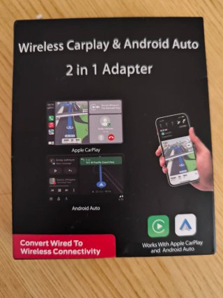 Adaptador Inalámbrico CarPlay y Android Auto