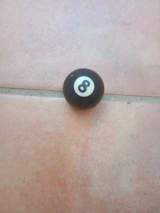 Llavero Bola de Billar Número 8