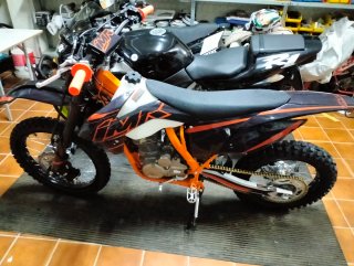 Moto de Cross IMR 250 Naranja y Negra
