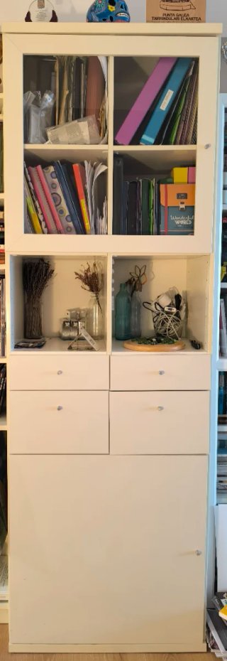 Librería blanca de Ikea