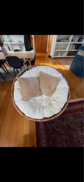 Butaca Papasan de Bambú