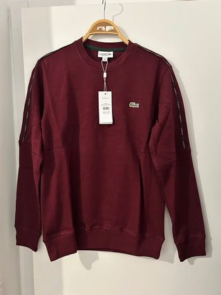 Sudadera Lacoste Roja Talla M