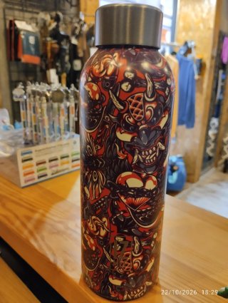 Botella Térmica 510ml Estampado Japonés