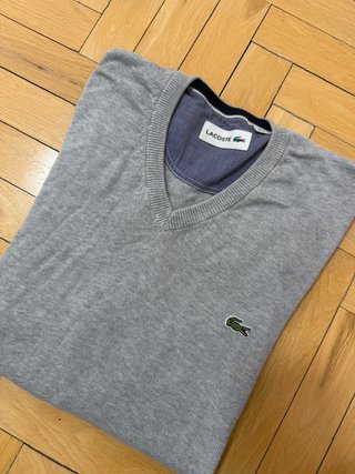 Jersey Lacoste Gris Talla S