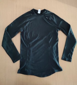 Lote 3 camisetas térmicas negras mujer Decathlon