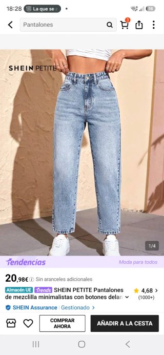 Vaqueros Shein Petite