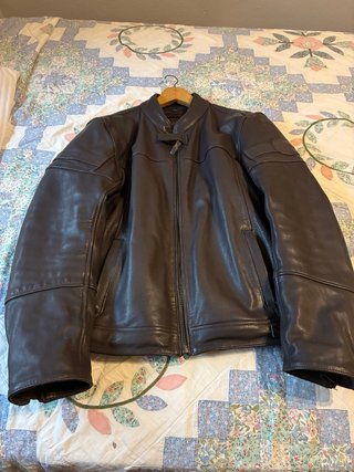 Chaqueta de Cuero BMW Motorrad Dahlen Marrón