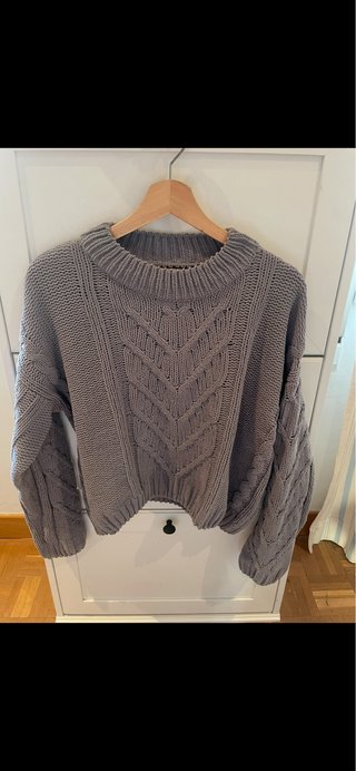 Jersey de punto gris