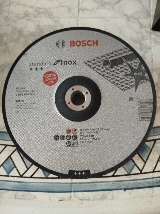 18 Discos de corte Bosch Standard Inox 230 mm