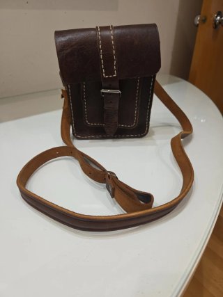 Bolso de Piel Marrón