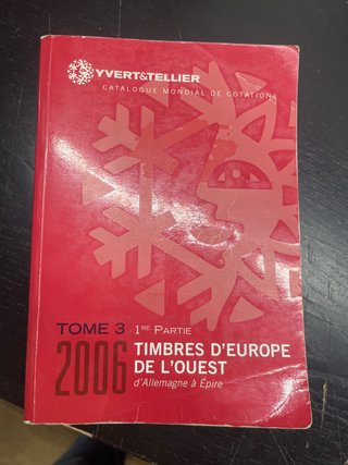 Catálogo Yvert & Tellier Sellos Europa 2006