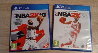 Pack NBA 2K18 y NBA 2K21 para PS4