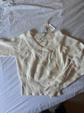 Jersey Pull&Bear Blanco Talla S
