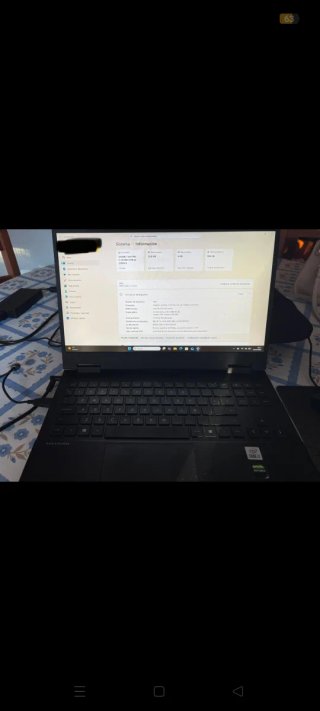Portátil HP negro