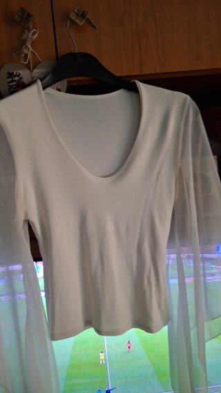 Jersey Blanco Ajustado