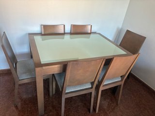 Mesa de Comedor con 6 Sillas