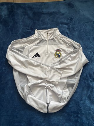 Sudadera Real Madrid Adidas Blanca