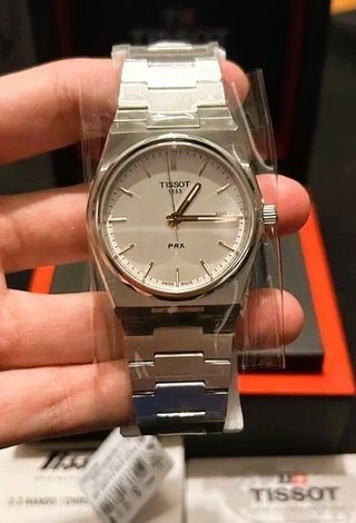 Reloj Tissot PRX Cuarzo 40mm Blanco