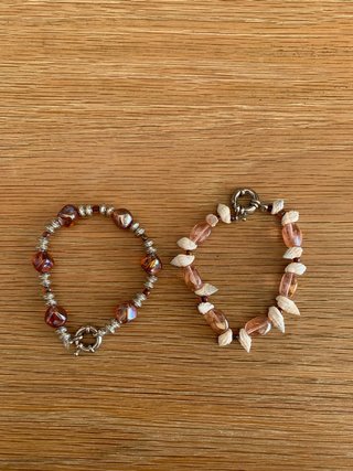 Pack de 2 Pulseras con Cuentas