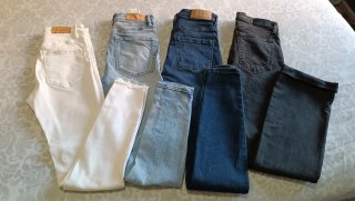 Lote de 4 Vaqueros Talla 34 2€ todos