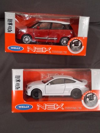 Set de 2 Coches Welly NEX Escala 1:42. Metal.