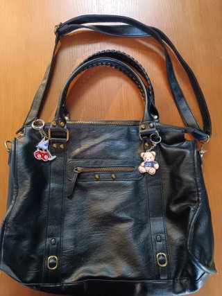 Bolso grande negro Subdued