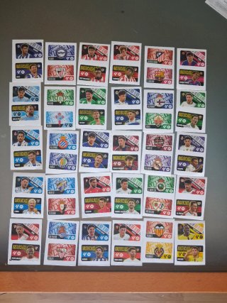 Colección Cromos Chicles Liga este 26-27