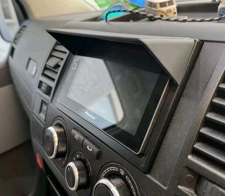 Visera Parasol para Radio 2 DIN
