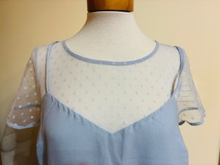 Vestido espectacular azul Naf Naf