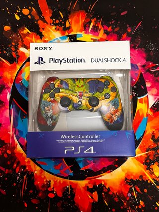 •MANDO PS4 PERSONALIZADO DRAGON BALL•