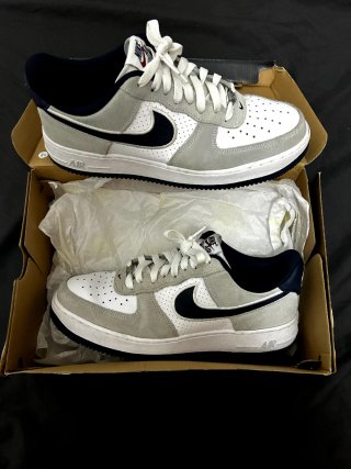Zapatillas Nike Air Force 1 Blancas y Azules