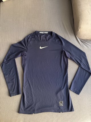Camiseta térmica Nike Pro azul