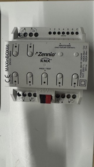 3 Actuadores Zennio MAXinBOX 66