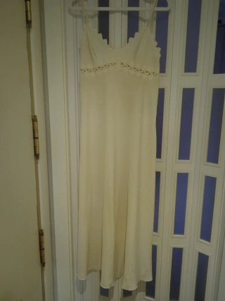 Camisón largo crudo