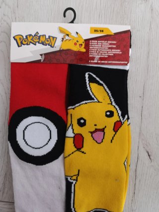 2 Pares de Calcetines Pokémon Pikachu