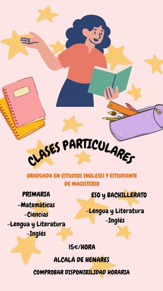 Clases Primaria, ESO y bachillerato Alcalá de H.
