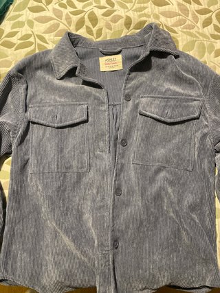 Camisa de pana azul Ashley Utility Collection