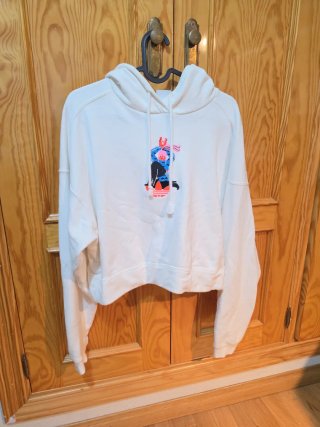Sudadera blanca adidas